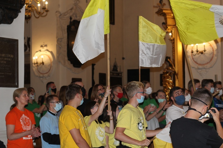 ŁPPM na Jasną Górę - Apel w lowickiej katedrze.