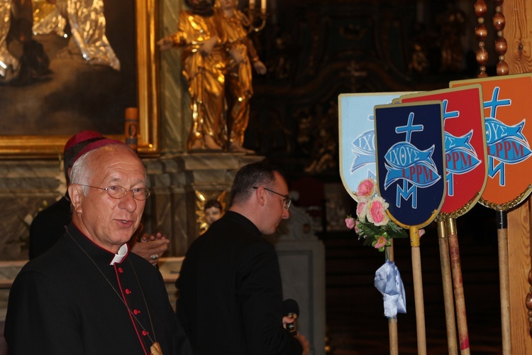 ŁPPM na Jasną Górę - Apel w lowickiej katedrze.