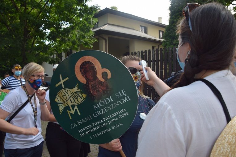 ŁPPM na Jasną Górę - Msza św. w Łowiczu