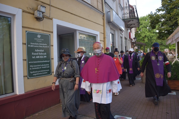 ŁPPM na Jasną Górę - Msza św. w Łowiczu