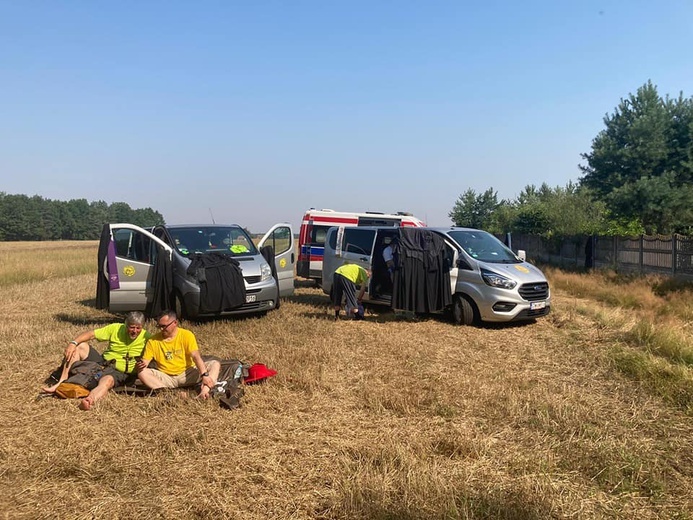 Droga na Jasną Górę świdnickiej pielgrzymki