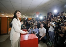 Białoruś: Cichanouska uznała się za zwyciężczynię