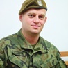 ▲	– Stwierdziłem,  że muszę zrobić kolejny krok, wstąpić do wojska – wspomina szer. Andrzej Rzeszutek.