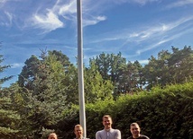 ▲	Księża (od lewej): Daniel Glibowski, Łukasz Madej, Łukasz Bociek i Piotr Gruszka.