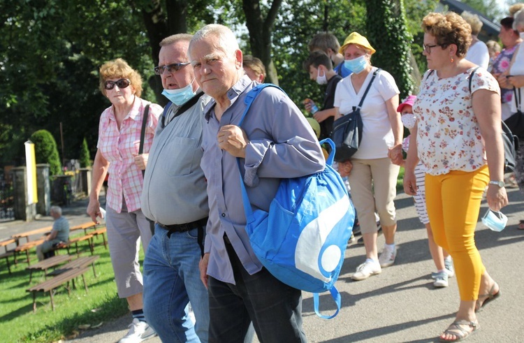 Piesza pielgrzymka Skoczowa i okolic do Bielowicka - 2020