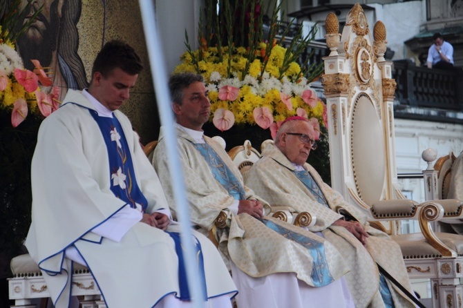 Msza św. na zakończenie 40. Pieszej Pielgrzymki Krakowskej