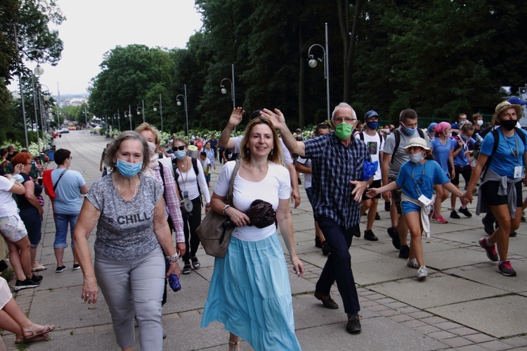 Wejście 40. Pieszej Pielgrzymki Krakowskiej na Jasną Górę