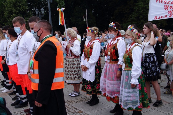 Wejście 40. Pieszej Pielgrzymki Krakowskiej na Jasną Górę