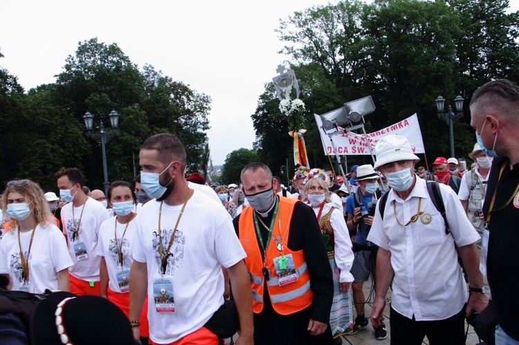 Wejście 40. Pieszej Pielgrzymki Krakowskiej na Jasną Górę