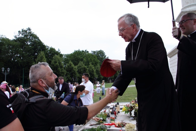 Wejście 40. Pieszej Pielgrzymki Krakowskiej na Jasną Górę