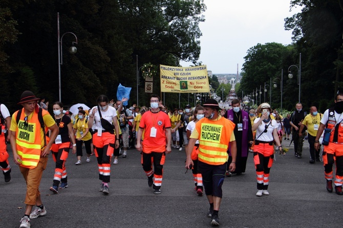 Wejście 40. Pieszej Pielgrzymki Krakowskiej na Jasną Górę