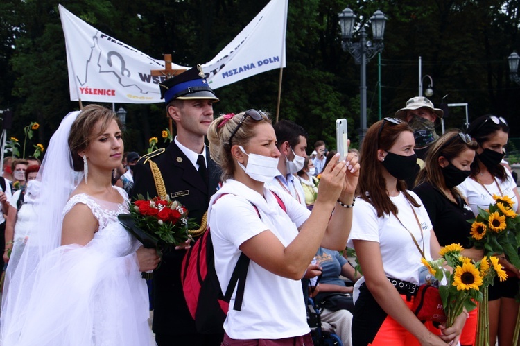 Wejście 40. Pieszej Pielgrzymki Krakowskiej na Jasną Górę