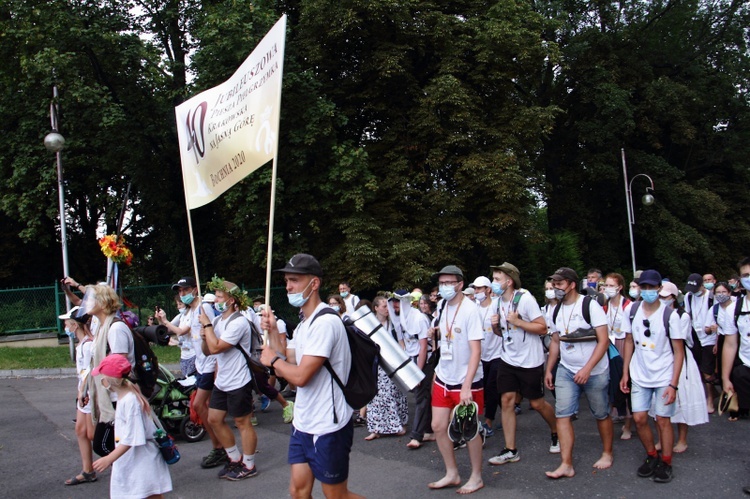 Wejście 40. Pieszej Pielgrzymki Krakowskiej na Jasną Górę