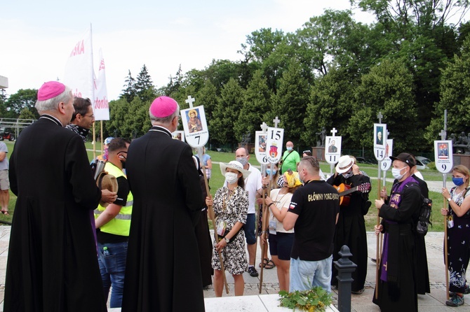 Wejście 40. Pieszej Pielgrzymki Krakowskiej na Jasną Górę