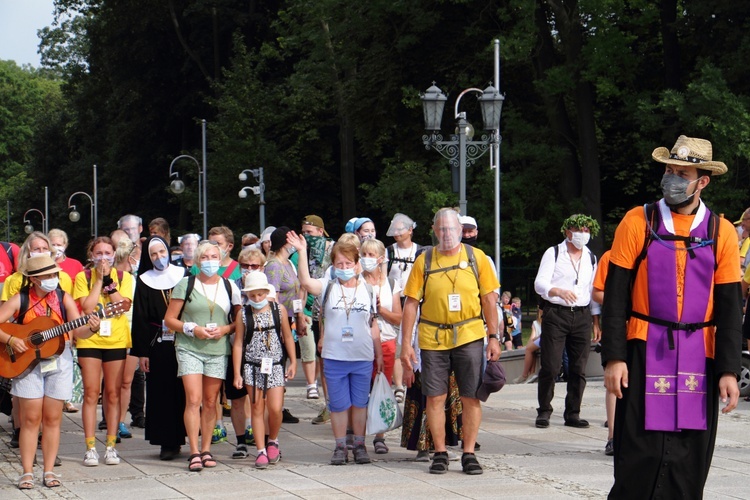 Wejście 40. Pieszej Pielgrzymki Krakowskiej na Jasną Górę