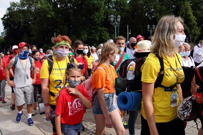 Wejście 40. Pieszej Pielgrzymki Krakowskiej na Jasną Górę