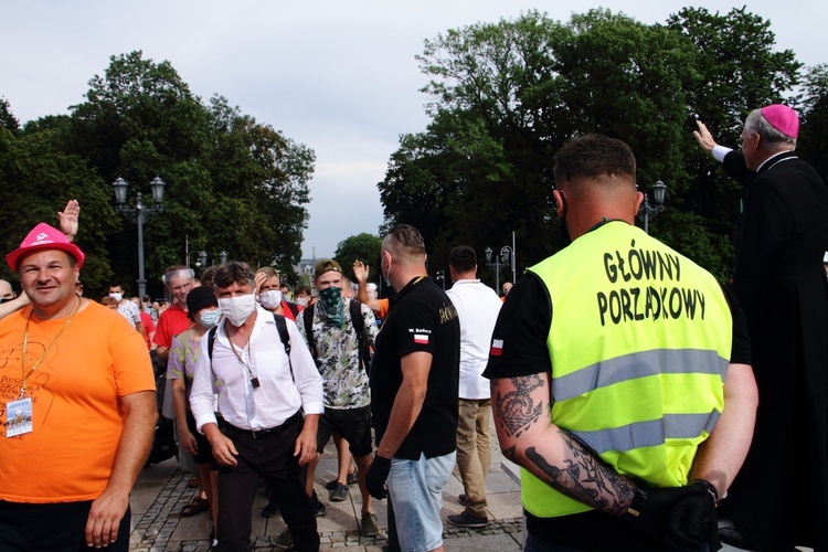 Wejście 40. Pieszej Pielgrzymki Krakowskiej na Jasną Górę