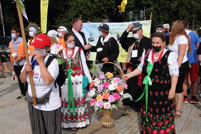 Wejście 40. Pieszej Pielgrzymki Krakowskiej na Jasną Górę