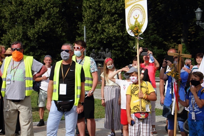 Wejście 40. Pieszej Pielgrzymki Krakowskiej na Jasną Górę