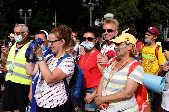 Wejście 40. Pieszej Pielgrzymki Krakowskiej na Jasną Górę