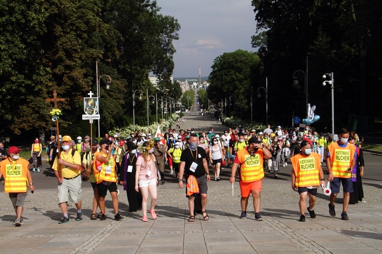 Wejście 40. Pieszej Pielgrzymki Krakowskiej na Jasną Górę