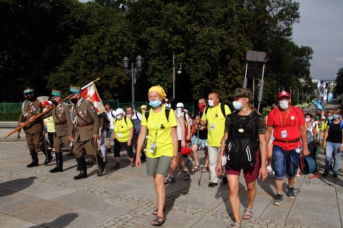 Wejście 40. Pieszej Pielgrzymki Krakowskiej na Jasną Górę