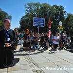 Wejście 38. Zielonogórsko-Gorzowskiej Pieszej Pielgrzymki na Jasną Górę