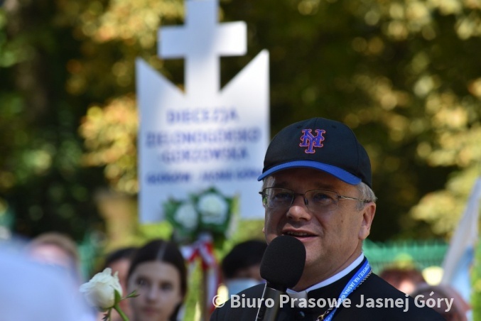 Wejście 38. Zielonogórsko-Gorzowskiej Pieszej Pielgrzymki na Jasną Górę