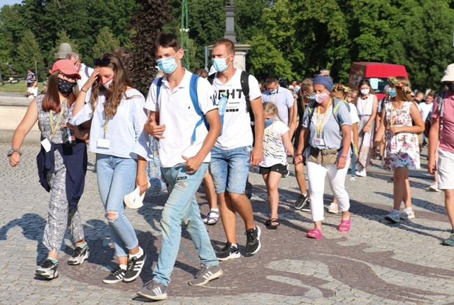 Pielgrzymka na Jasną Górę - wejście