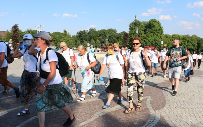 Pielgrzymka na Jasną Górę - wejście