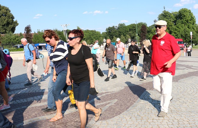 Pielgrzymka na Jasną Górę - wejście