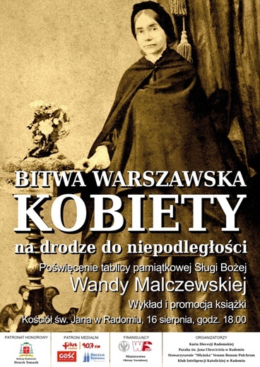 Poświęcenie tablicy ku czci sługi Bożej Wandy Malczewskiej