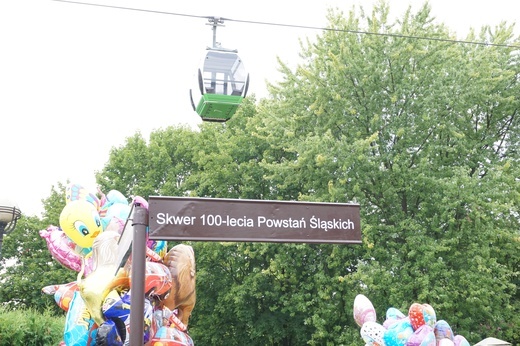 Skwer 100-lecia Powstań Śląskich otwarty