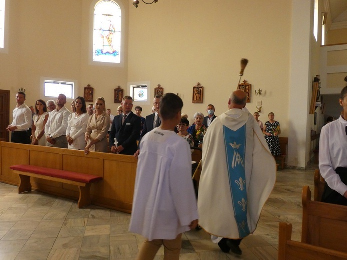 Poświęcenie pomnika św. Jana Pawła II w Szlichtyngowej