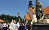 Poświęcenie pomnika św. Jana Pawła II w Szlichtyngowej