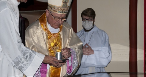 Święty Wojciech w ołtarzu złocienieckiego kościoła