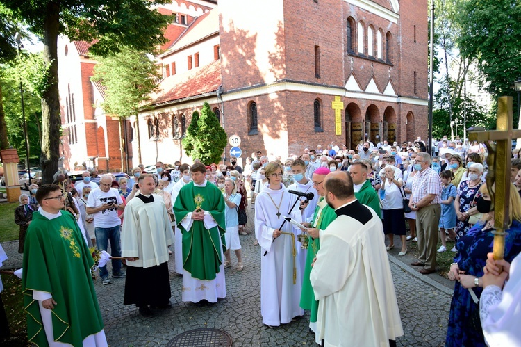 Olsztyn. Poświęcenie kaplicy św. Rocha