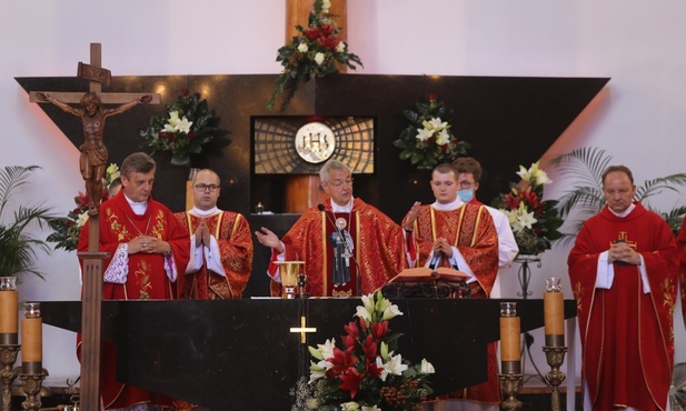 Głównym punktem diecezjalnych uroczystości ku czci patrona była Msza św. w kościele św. Maksymiliana.