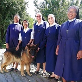 ▲	Lubelskie zakonnice: Florence Rasolofoarisoa, Aimeé Rasoamiaranarivo, Małgorzata Demenga, Veronika Lima Alaves, Bernadette Ravaonasolo oraz Rocky.