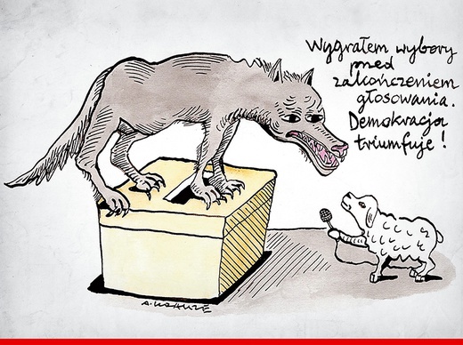 Rok 2020 w rysunkach Andrzeja Krauzego
