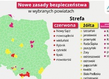Powiat łowicki jednym z 12 powiatów objętych strefą żółtą.
