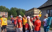 Piesza pielgrzymka na Jasną Górę - wyjście z Tworoga do Boronowa