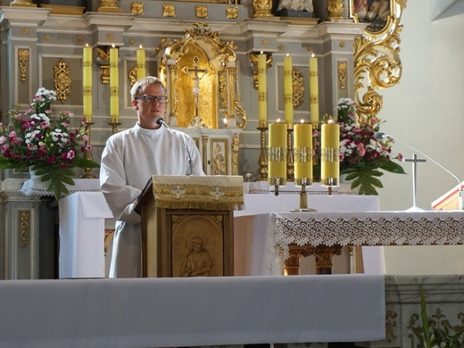 Piesza pielgrzymka na Jasną Górę - wyjście z Tworoga do Boronowa