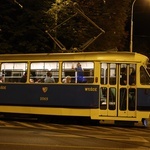 Nocny przejazd zabytkowymi tramwajami