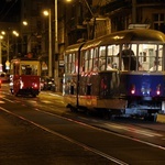 Nocny przejazd zabytkowymi tramwajami