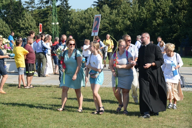 Pielgrzymkowe wejście na Jasną Górę