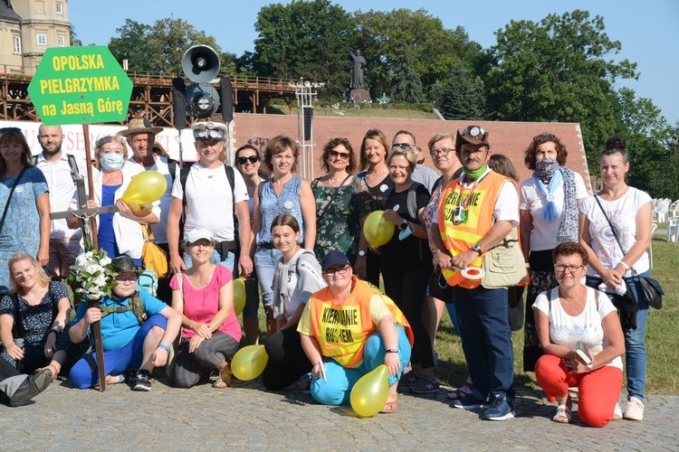 Pielgrzymkowe wejście na Jasną Górę