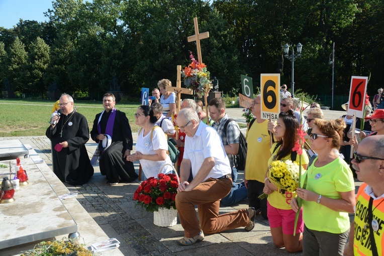 Pielgrzymkowe wejście na Jasną Górę