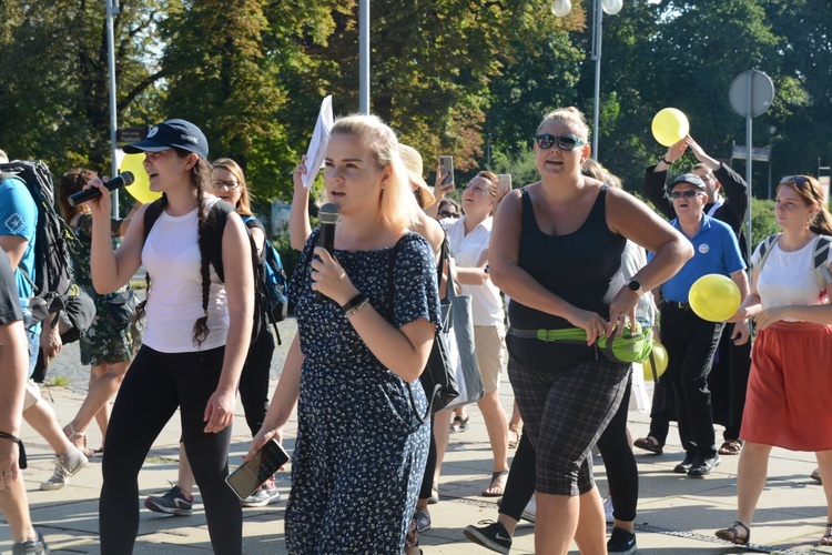 Pielgrzymkowe wejście na Jasną Górę