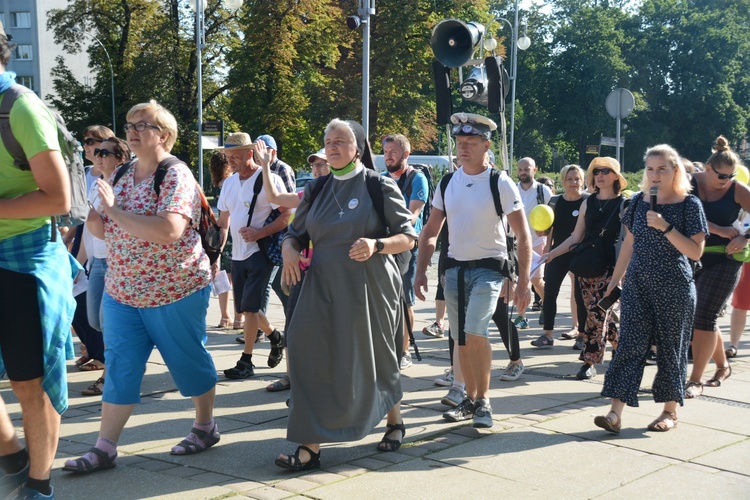 Pielgrzymkowe wejście na Jasną Górę